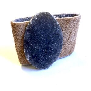 Brown and Gray Stone Women's Bracelet